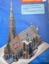 bouwplaat, modelbouw in karton, Stephansdom te Wenen, schaal 1/300