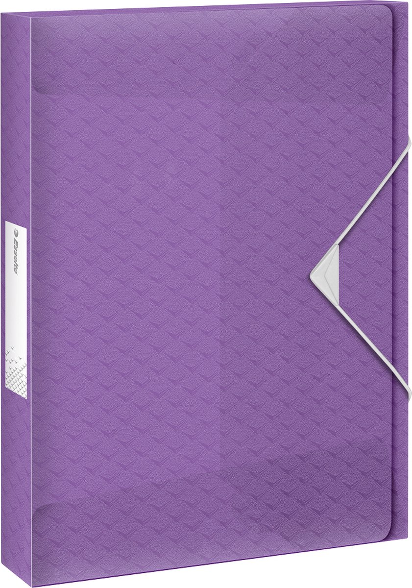 Esselte Colour'Breeze Dossiermap - Sorteermap voor A4 Documenten - Rugbreedte van 25 mm - Lavendel