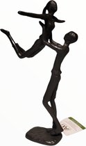 Gilde Handwerk - Sculptuur - You lift me up - Staal - 23 cm hoog