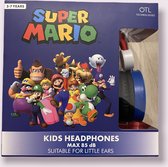 Super Mario en Vrienden - Koptelefoon voor kinderen 3-7 jaar - Blauwe/Rood - Gaming Headphone