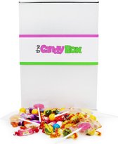 The Candy Box - Klap van de Molen - Snoep & Snoepgoed cadeau doos - 1 KG - fruitmix - caramel toffee - kauwgomballen - framboos - lolly - auto - hard & zacht - napoleon - Uitdeel e