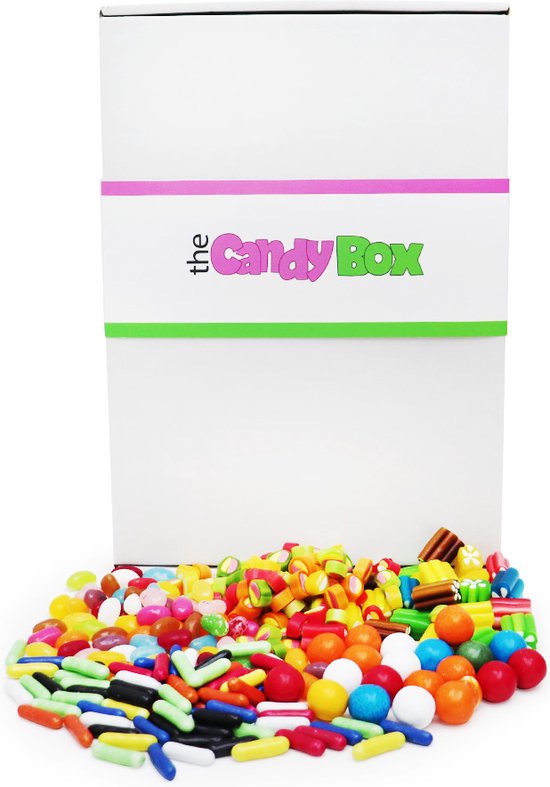 The Candy Box Snoep & Snoepgoed mix doos - Moniques De regenboog special-  0.5 KG... | bol.com