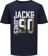JACK&JONES JUNIOR JCONIC CAMO TEE SS CREW NECK LN  JNR Jongens T-shirt - Maat 128