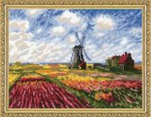 Tulip Fields after C. Monet's Painting - Tulp Velden na C. Monet's Schilderij Aida Riolis Telpakket 1643