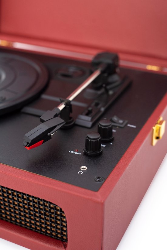 Crosley Voyager platenspeler - Bordeaux - Bluetooth in/uit — afbeelding 2