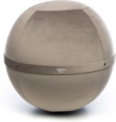 Zitbal 65 cm - Bloon Paris - Velvet grijs - Zitbal kantoor - Ergonomische bureaustoel