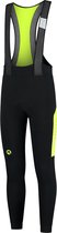 Rogelli Tyro - Fietsbroek - Bibtight - Zwart/Fluor - Maat S