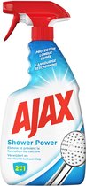 Ajax Shower Power Spray - Nettoyant Salle de Bain 2 en 1 Anti-Chaux - 2 x 750 ml
