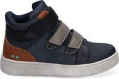 Bunnies JR 221933-729 Jongens Hoge Sneakers - Blauw - Imitatieleer - Klittenband