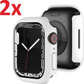 Hard Case Bumper Cover Case Bumper Hoesje Geschikt Voor Apple Watch Series 7 41mm  - iWatch 41 MM Beschermkap Beschermhoes Beschermer Hoes - Optimale Rand Bescherming - Thin Fit Ca