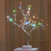 Gouden 108 LED gekleurde lichten Kerstboom（Batterij of USB)
