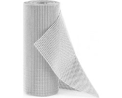 SWILIX ® Antislipmat voor Kasten en Lades, Douchemat - Badkamermat - Badmat, Dienblad, Vloer - 4 meter Rol - Anti Slip Mat - 400 x 30 cm - Wit