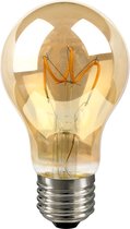 Vintage Flex Filament LED lamp - E27 (grote fitting) - 3W (15W) - 135Lm - 2200K - Extra Warm Wit Licht - Retro Peertje - Gold - Civilight