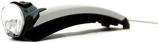 Gazelle Koplamp - Fenderlight - V2 naafdynamo - Zilver/zwart van Gazelle — afbeelding 2