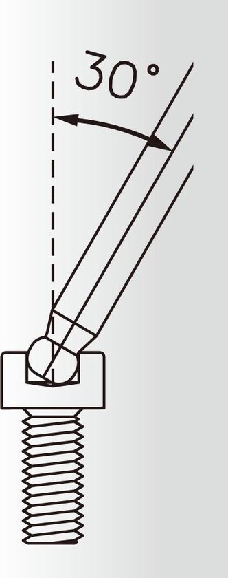 Foto: Twinhead wrench icetoolz 7m60 6 mm inbussleutels