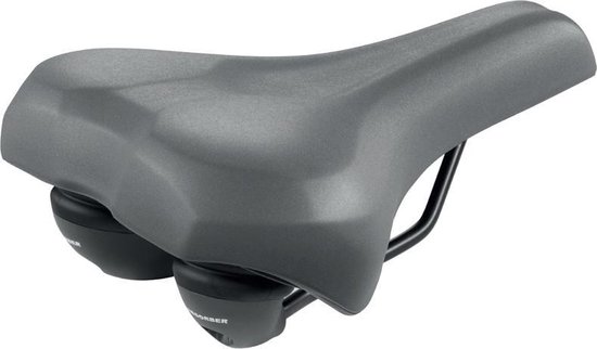 Selle monte grappa bmg 5008 plus ebike zadel elastomeri rigida grijs