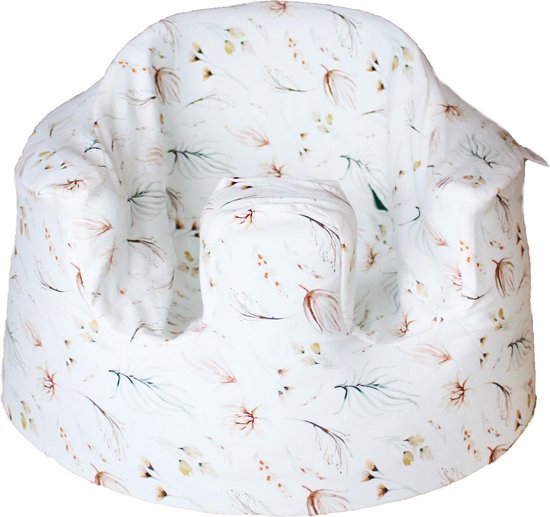 Wallabiezzz Bumbo stoelhoes - floor seat cover - Bumbo hoes - Bohemian Flower - Pastel