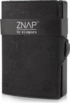 Portefeuille Slimpuro ZNAP - Protection RFID 360° - Porte-cartes de crédit avec pince à billets en aluminium et poche à monnaie - Porte-cartes - Organisateur de cartes de crédit - jusqu'à 8 ou 12 cartes - 8 x 1,8 x 6 cm