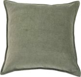 Goround Interior Kussen Cotton Velvet Army Green