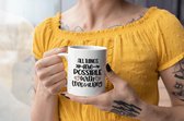 All Things Are Possible With Love & A Dog Keramische Mok, Grappige Hondeneigenaar Geschenken, Uniek Cadeau-Mok Voor Hondenliefhebber, D015-067W, 11oz,