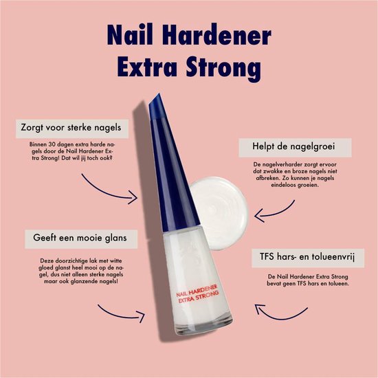 Herome Nail Hardener Extra Strong Nagelverharder 7 Ml