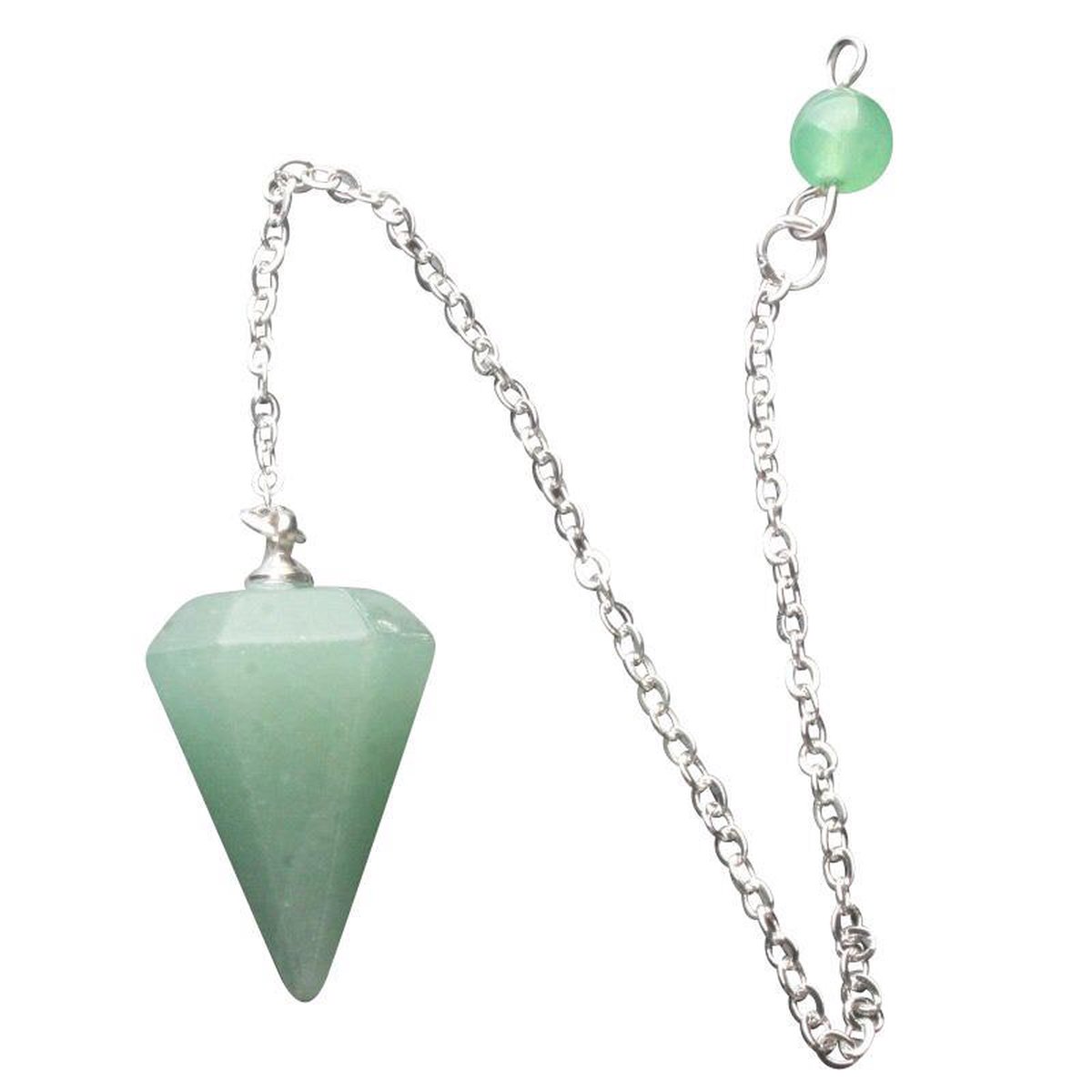Groene Aventurijn Pendel Facet - Pendels Spiritueel - Pendelen - Pendel Edelsteen - Edelst