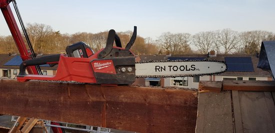 Combiset bestaande uit RNtools zaagblad LiteCut 40cm voor accu kettingzaag (o.a. DeWalt, Milwaukee, Makita, EGO) + 2x RNtools zaagketting 3/8 1.1mm 56 schakels van RNtools — afbeelding 3