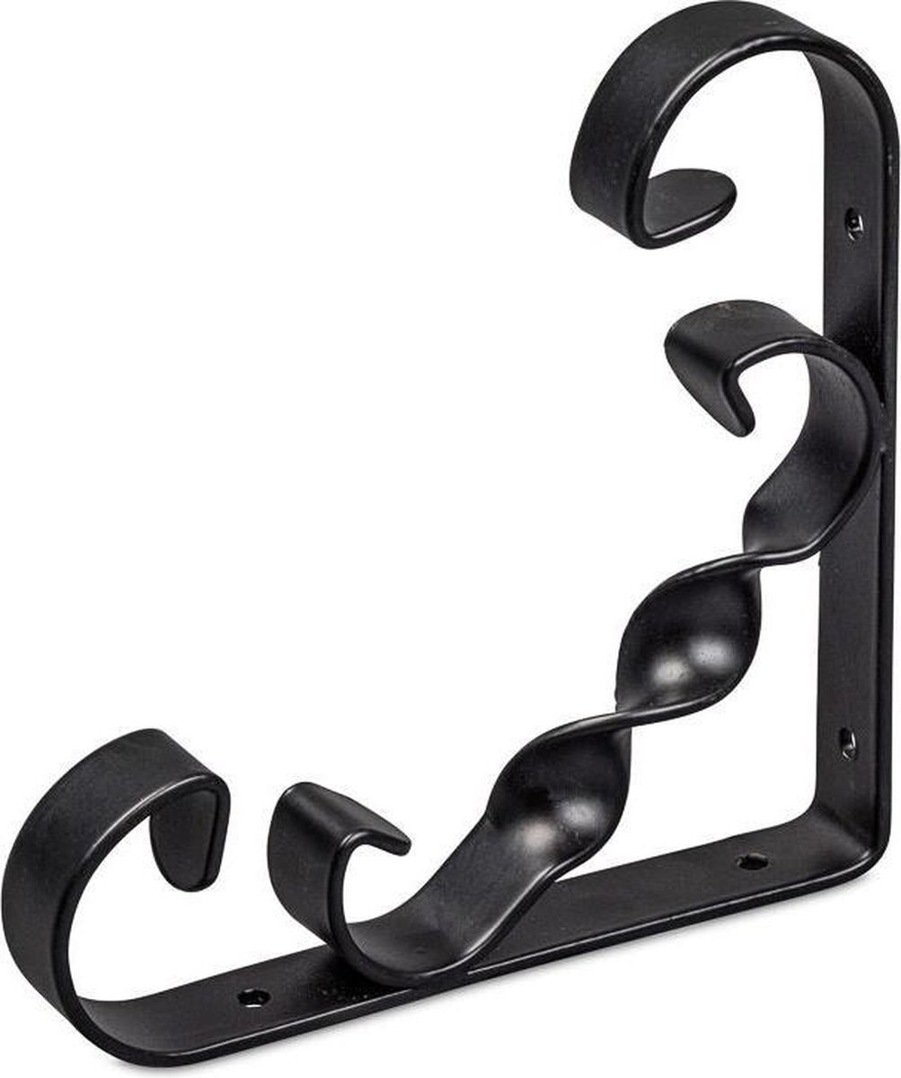 Schapdrager Decor Staal zwart 150x150mm