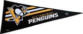 USArticlesEU - Pittsburgh Penguins - NY - NHL - Vaantje - Ijshockey - Hockey - Ice Hockey -  Sportvaantje - Pennant - Wimpel - Vlag - Zwart/Geel/Wit - 31 x 72 cm