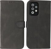 Samsung Galaxy A52 - A52 5G Hoesje - Portemonnee Book Case - Kaarthouder & Magneetlipje - Kunstleer - Zwart