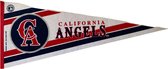 USArticlesEU - California Angels - MLB - Vintage - 90s - Vaantje - Baseball - Honkbal -  Sportvaantje - Pennant - Wimpel - Vlag - Rood/Wit/Blauw - 31 x 72 cm