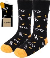 Harry Potter sokken zwart geel glasses - 40-46