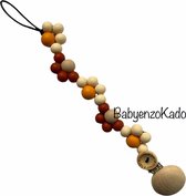 BabyenzoKado siliconen speenkoord Jipp bloem