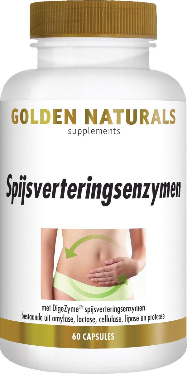 Goedkoopste Golden Naturals Spijsverteringsenzymen (60 veganistische capsules