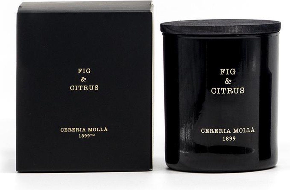 Cereria Mollà 1899 Geurkaars Fig & Citrus 230g 50 branduren Luxe Geur Kaars nieuwe geur ideaal cadeau