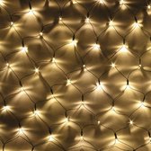 6 meter net kerstverlichting extra warm wit 480 LEDs - netvorm - 6 meter breed 1 meter hoog