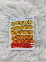 Mimi Mira Creations Functional Planner Stickers Hearts 31