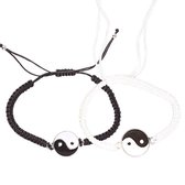 Yin Yang Armband set - Liefdes Cadeau - Vriendschap Cadeau - Geschenkset Mannen Vrouwen - Cadeau voor Vrouw - Valentijnsdag voor Mannen - Valentijn Cadeautje voor Hem - Valentijn C