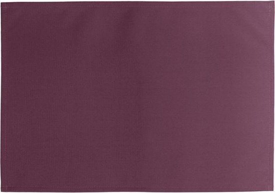 Unique Living | Placemat Outdoor | Rechthoekig | Polyester | Paars | 33x48cm