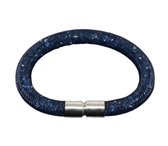Bijoux by Ive - Kristal armband - Donkerblauw - 20cm