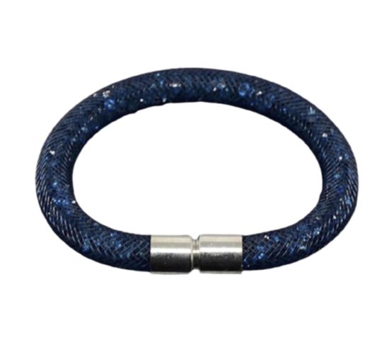 Bijoux by Ive® - Bracelet cristal - Bleu foncé - 20cm