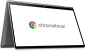 HP Chromebook x360 14c-ca0001nd DDR4-SDRAM 35,6 cm (14") 1920 x 1080 Pixels Touchscreen Intel® 10de generatie Core™ i3 4 GB 64 GB eMMC Wi-Fi 6 (802.11ax) Chrome OS Zilver