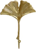 Leaf Kapstokhaak – 14 x 10 cm (L x B) – Goud