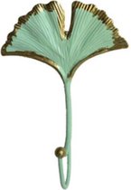 Leaf Kapstokhaak – 14 x 10 cm (L x B) – Groen