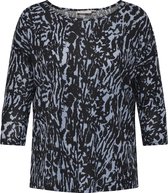 ONLY CARMAKOMA CARARALBA 3/4 TOP JRS Dames T-shirt - Maat L-50/52