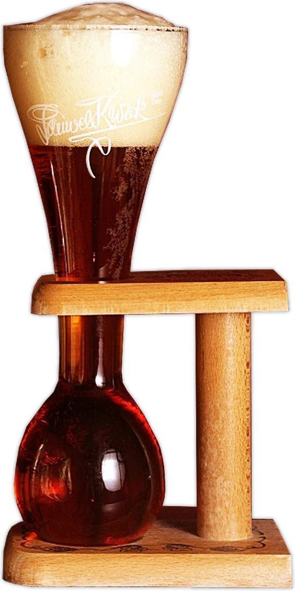 Pauwel Kwak glas met houten voet (koetsiersglas) | bol
