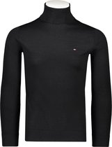 Tommy Hilfiger Trui Zwart Aansluitend - Maat L - Heren - Herfst/Winter Collectie - Wol