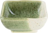 TOKYO DESIGN STUDIO - SOY SAUCE DISH 7.5X3CM ORIBE GREY/GREEN MS-3012/D