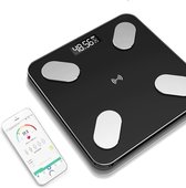 Smart Bluetooth Digitale Weegschaal - Fitness - Vetpercentage - Gewicht Schaal - Gezondheid - Health Tracker - Met App