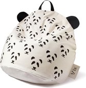 Bini Zitzak - Panda's - Zwart Handvat